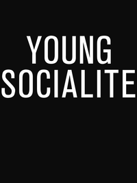 Thumbnail for Basketball Young Socialite T-Shirt - Black - Decorate View