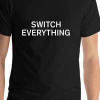 Thumbnail for Basketball Switch Everything T-Shirt - Black - Shirt Close-Up View