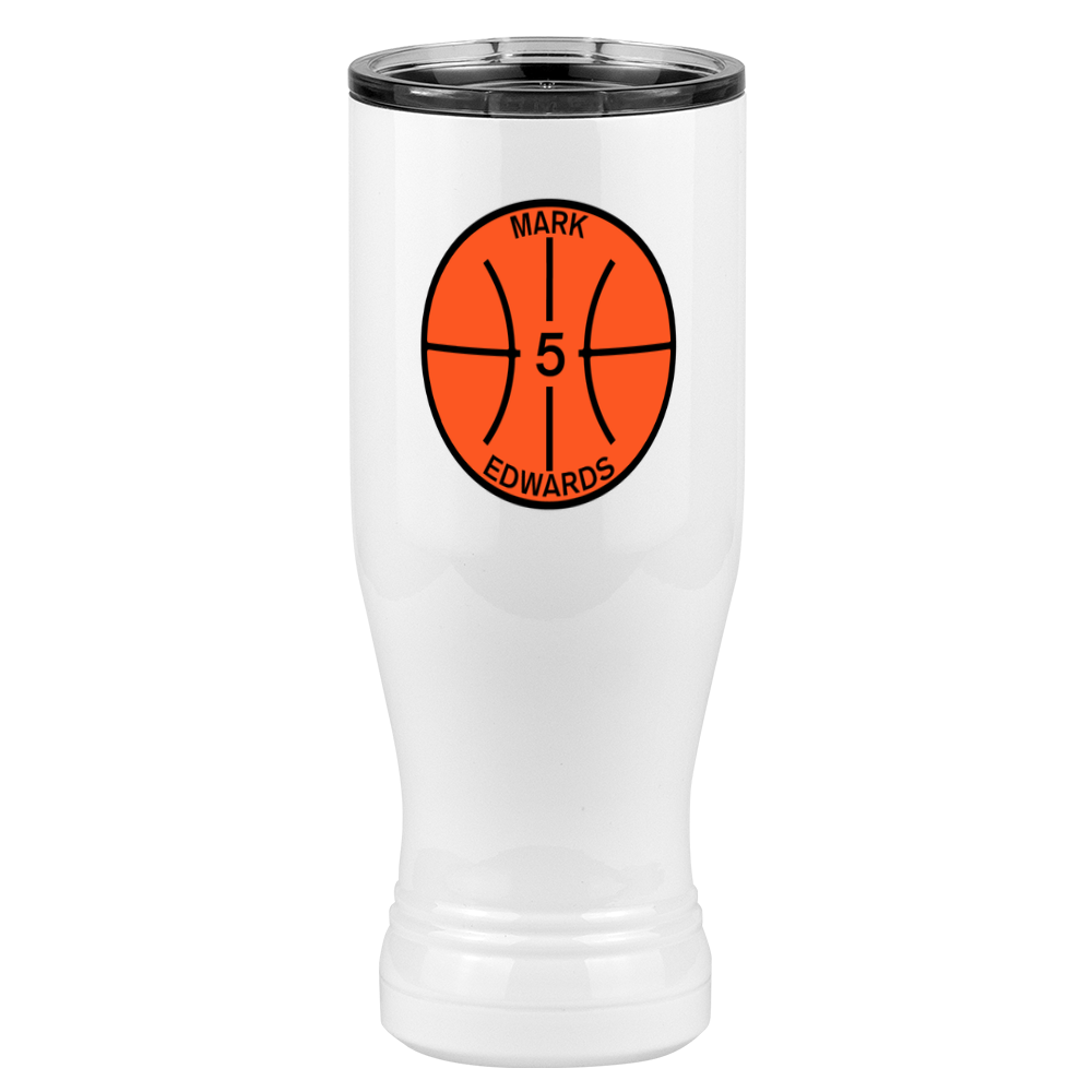 Personalized Basketball Pilsner Tumbler (20 oz) - Right View