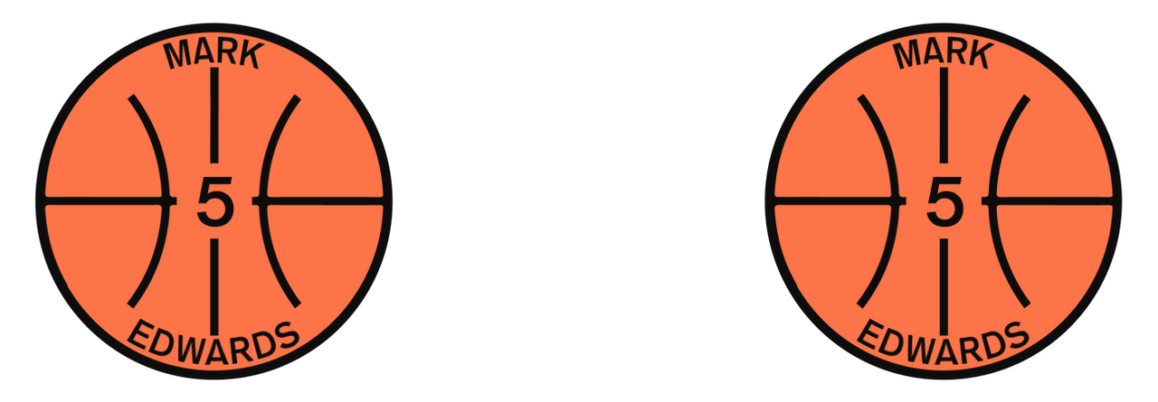 Personalized Basketball Pilsner Tumbler (20 oz) - Graphic View