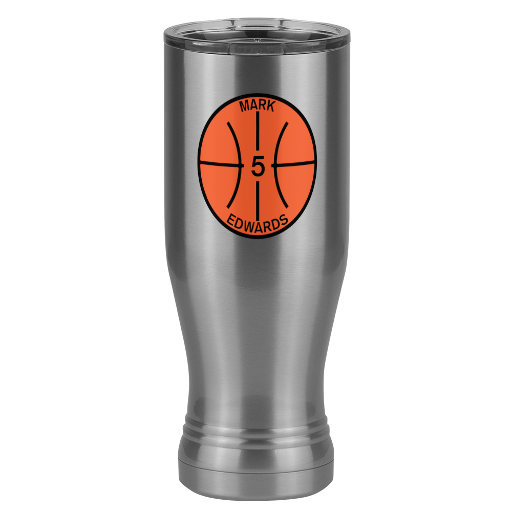 Personalized Basketball Pilsner Tumbler (20 oz) - Right View