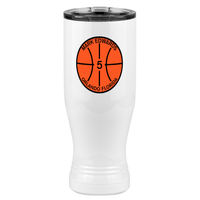 Thumbnail for Personalized Basketball Pilsner Tumbler (20 oz) - Left View
