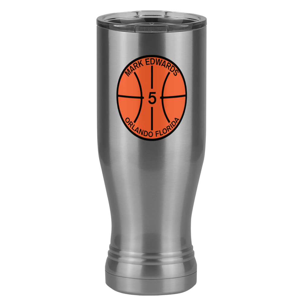 Personalized Basketball Pilsner Tumbler (20 oz) - Right View