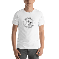 Thumbnail for Personalized BBQ Grill Master T-Shirt - White - Shirt View
