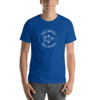 Thumbnail for Personalized BBQ Grill Master T-Shirt - Blue - Shirt View