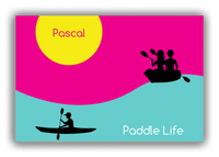 Thumbnail for Personalized Beach Canvas Wrap & Photo Print XII - Paddle Life - Pink Background - Front View