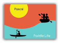 Thumbnail for Personalized Beach Canvas Wrap & Photo Print XII - Paddle Life - Red Background - Front View
