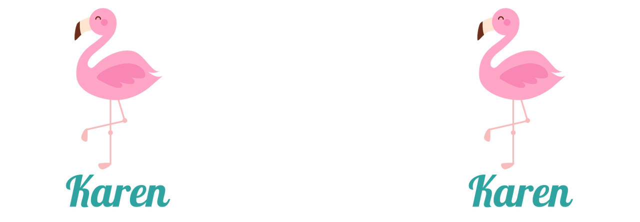 Personalized Beach Fun Travel Coffee Mug Tumbler with Handle (20 oz) - Flamingo - Graphic View