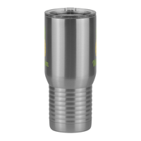 Thumbnail for Personalized Beach Fun Travel Coffee Mug Tumbler with Handle (20 oz) - Pineapple - Front View