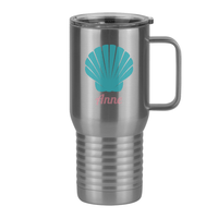 Thumbnail for Personalized Beach Fun Travel Coffee Mug Tumbler with Handle (20 oz) - Seashell - Right View
