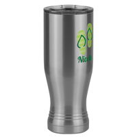 Thumbnail for Personalized Beach Fun Pilsner Tumbler (20 oz) - Flip Flops - Front Right View