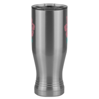 Thumbnail for Personalized Beach Fun Pilsner Tumbler (20 oz) - Hibiscus - Front View