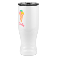 Thumbnail for Personalized Beach Fun Pilsner Tumbler (20 oz) - Ice Cream Cone - Front Left View