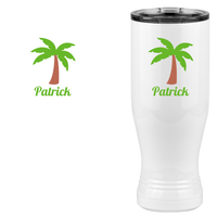 Thumbnail for Personalized Beach Fun Pilsner Tumbler (20 oz) - Palm Tree - Design View