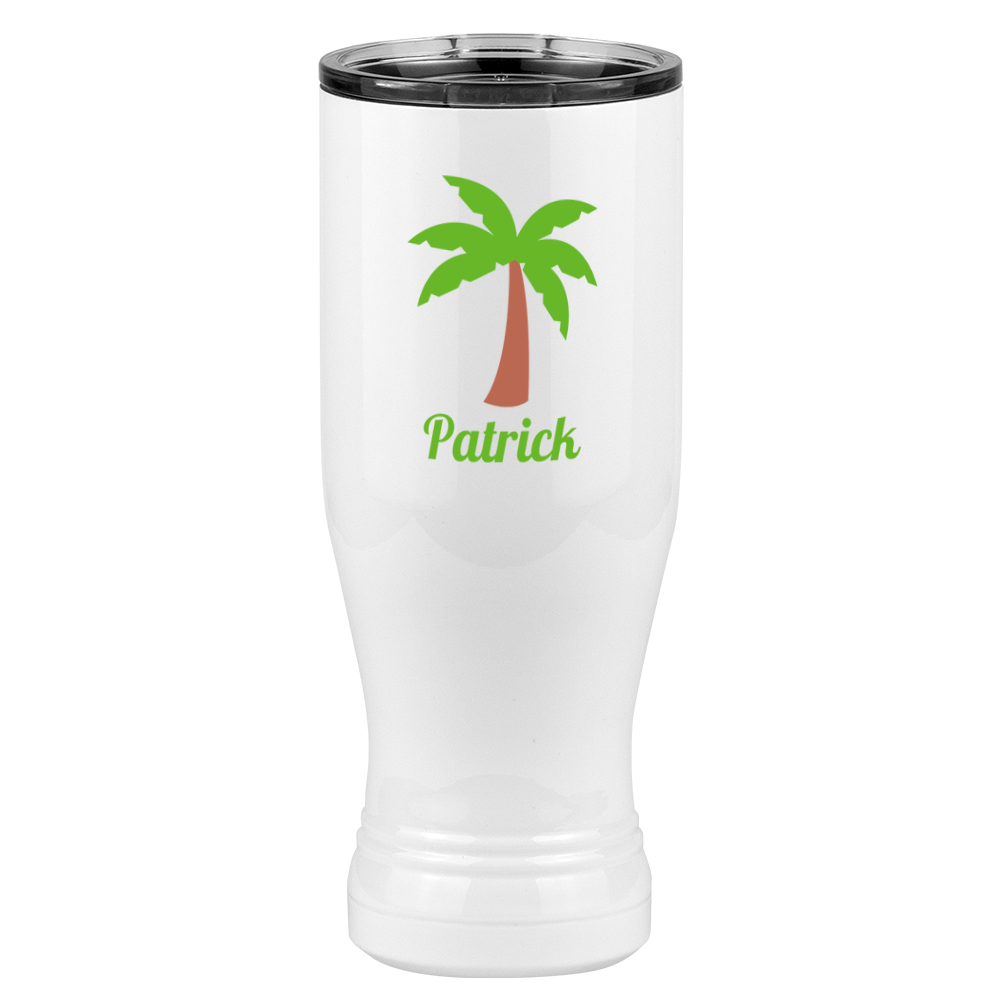 Personalized Beach Fun Pilsner Tumbler (20 oz) - Palm Tree - Right View