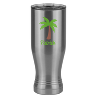Thumbnail for Personalized Beach Fun Pilsner Tumbler (20 oz) - Palm Tree - Left View