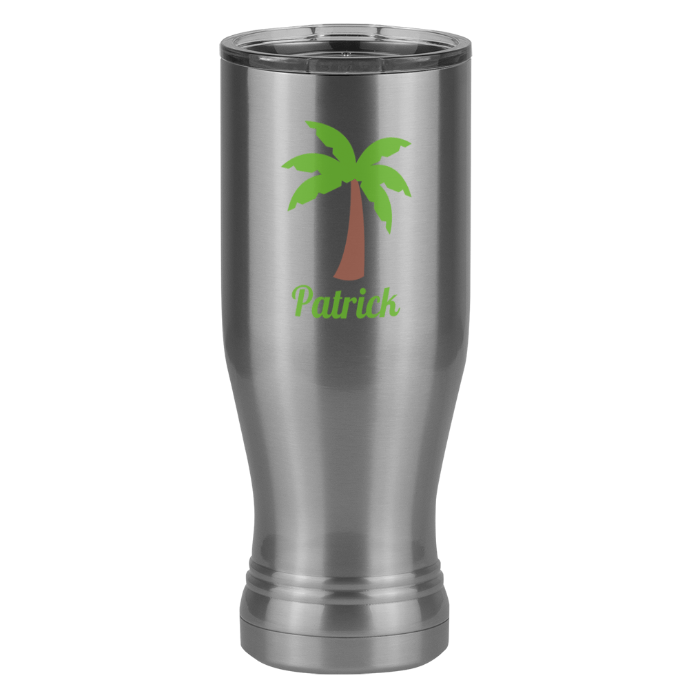 Personalized Beach Fun Pilsner Tumbler (20 oz) - Palm Tree - Right View