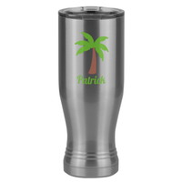 Thumbnail for Personalized Beach Fun Pilsner Tumbler (20 oz) - Palm Tree - Right View