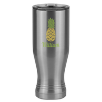 Thumbnail for Personalized Beach Fun Pilsner Tumbler (20 oz) - Pineapple - Left View
