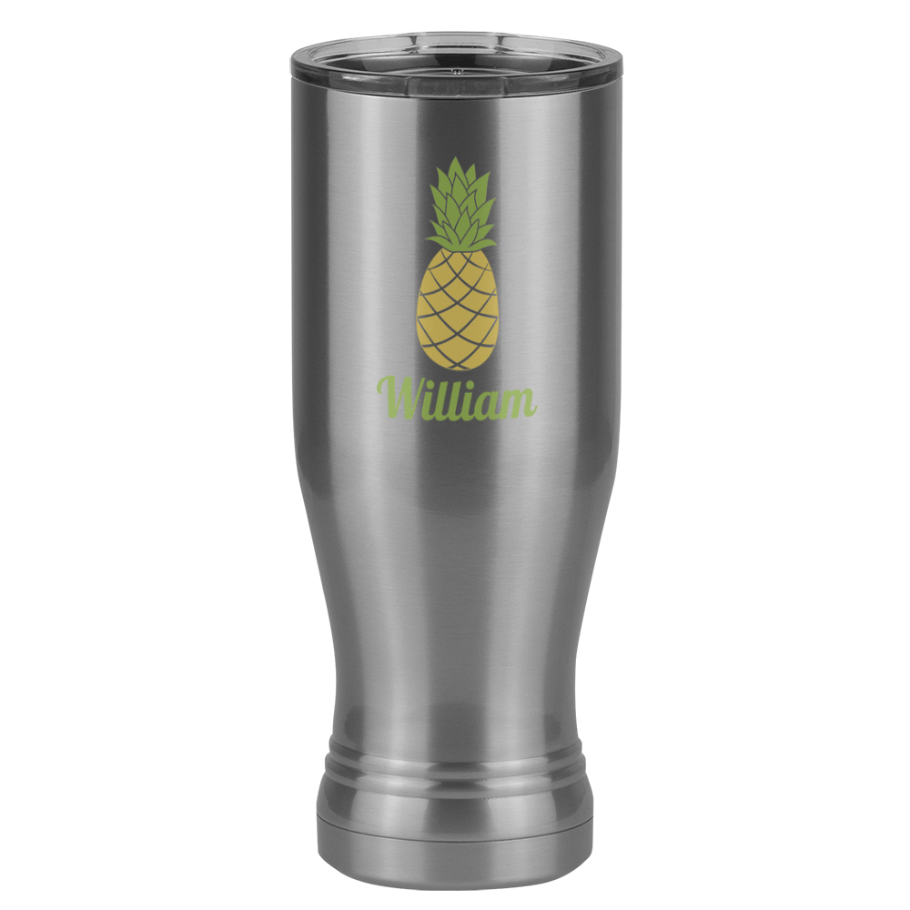 Personalized Beach Fun Pilsner Tumbler (20 oz) - Pineapple - Right View