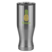 Thumbnail for Personalized Beach Fun Pilsner Tumbler (20 oz) - Pineapple - Right View