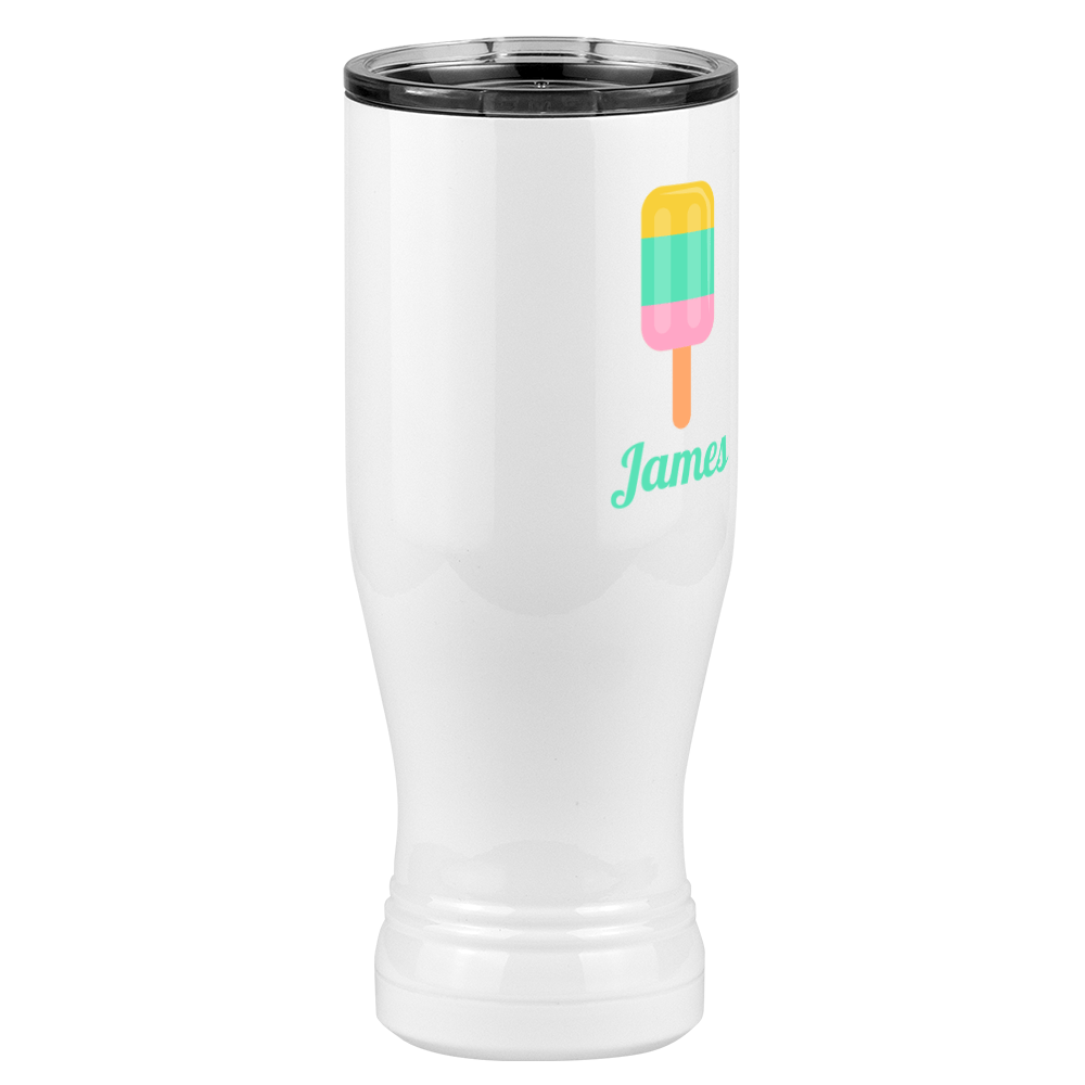 Personalized Beach Fun Pilsner Tumbler (20 oz) - Popsicle - Front Right View