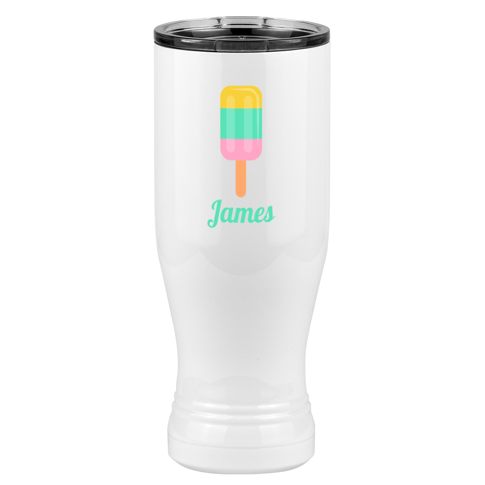 Personalized Beach Fun Pilsner Tumbler (20 oz) - Popsicle - Left View