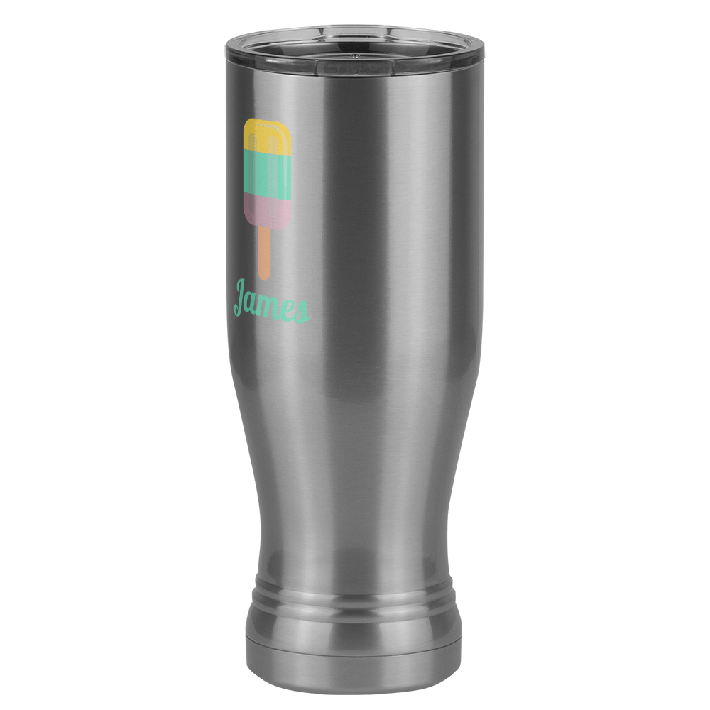 Personalized Beach Fun Pilsner Tumbler (20 oz) - Popsicle - Front Left View