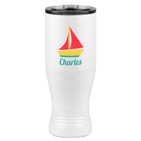 Thumbnail for Personalized Beach Fun Pilsner Tumbler (20 oz) - Sailboat - Right View