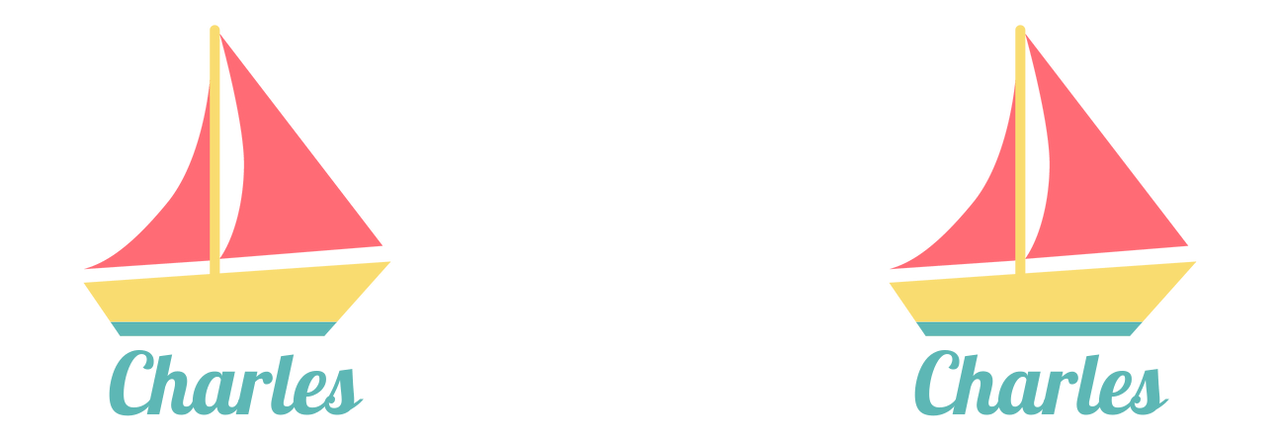 Personalized Beach Fun Pilsner Tumbler (20 oz) - Sailboat - Graphic View