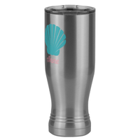 Thumbnail for Personalized Beach Fun Pilsner Tumbler (20 oz) - Seashell - Front Left View