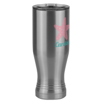 Thumbnail for Personalized Beach Fun Pilsner Tumbler (20 oz) - Starfish - Front Right View
