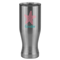Thumbnail for Personalized Beach Fun Pilsner Tumbler (20 oz) - Starfish - Right View