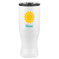 Thumbnail for Personalized Beach Fun Pilsner Tumbler (20 oz) - Sun - Left View
