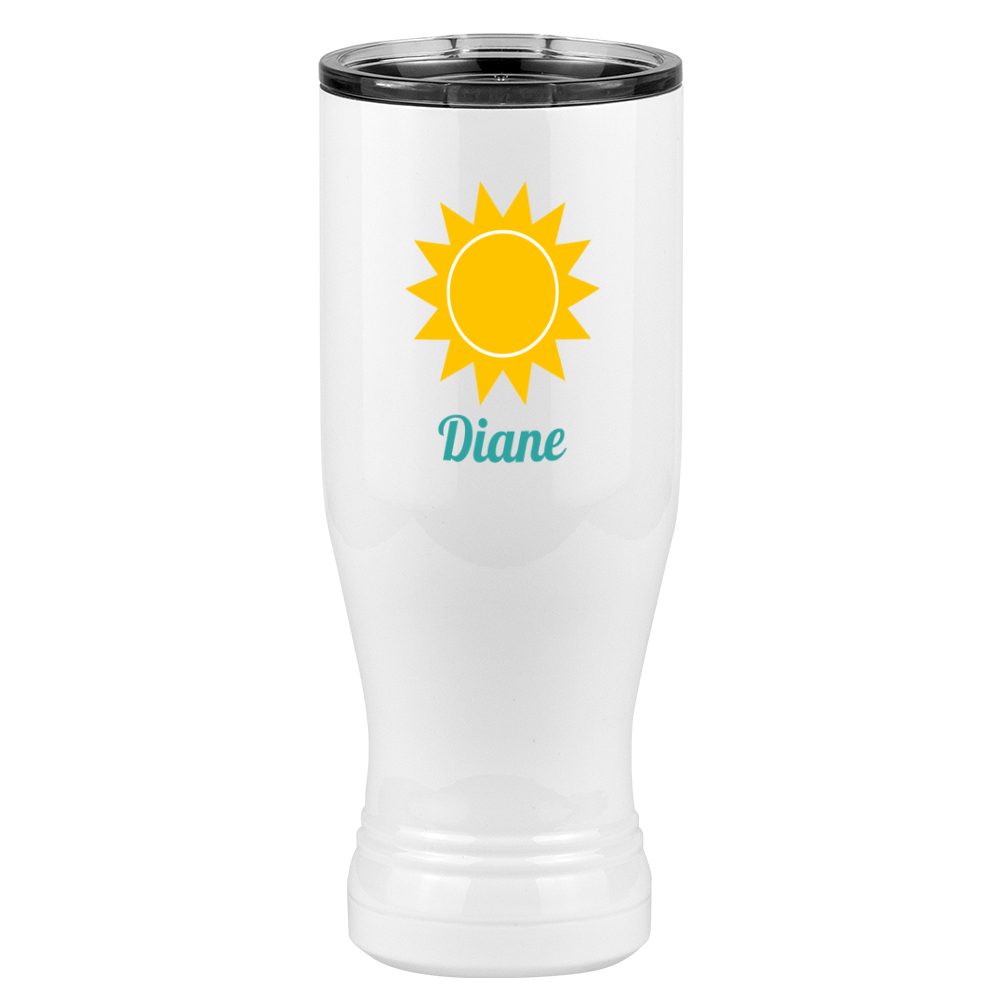 Personalized Beach Fun Pilsner Tumbler (20 oz) - Sun - Right View