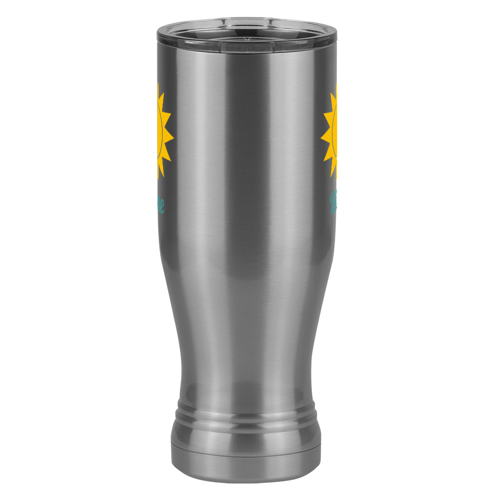 Personalized Beach Fun Pilsner Tumbler (20 oz) - Sun - Front View