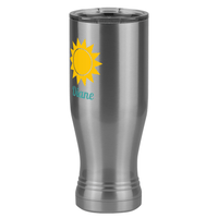Thumbnail for Personalized Beach Fun Pilsner Tumbler (20 oz) - Sun - Front Left View