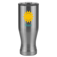 Thumbnail for Personalized Beach Fun Pilsner Tumbler (20 oz) - Sun - Left View