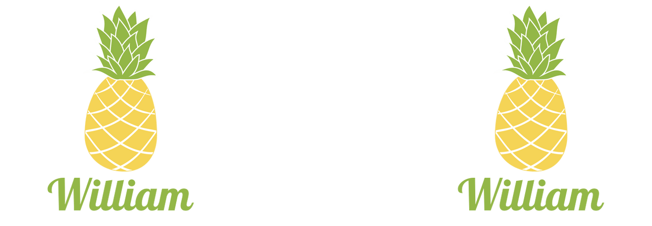 Personalized Beach Fun Tall Travel Tumbler (20 oz) - Pineapple - Graphic View