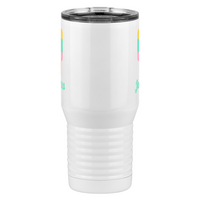 Thumbnail for Personalized Beach Fun Tall Travel Tumbler (20 oz) - Popsicle - Front View