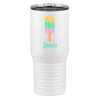 Thumbnail for Personalized Beach Fun Tall Travel Tumbler (20 oz) - Popsicle - Right View