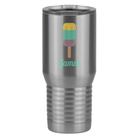 Thumbnail for Personalized Beach Fun Tall Travel Tumbler (20 oz) - Popsicle - Right View