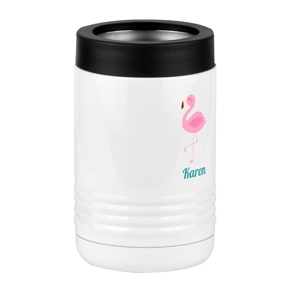 Personalized Beach Fun Beverage Holder - Flamingo - Front Right View