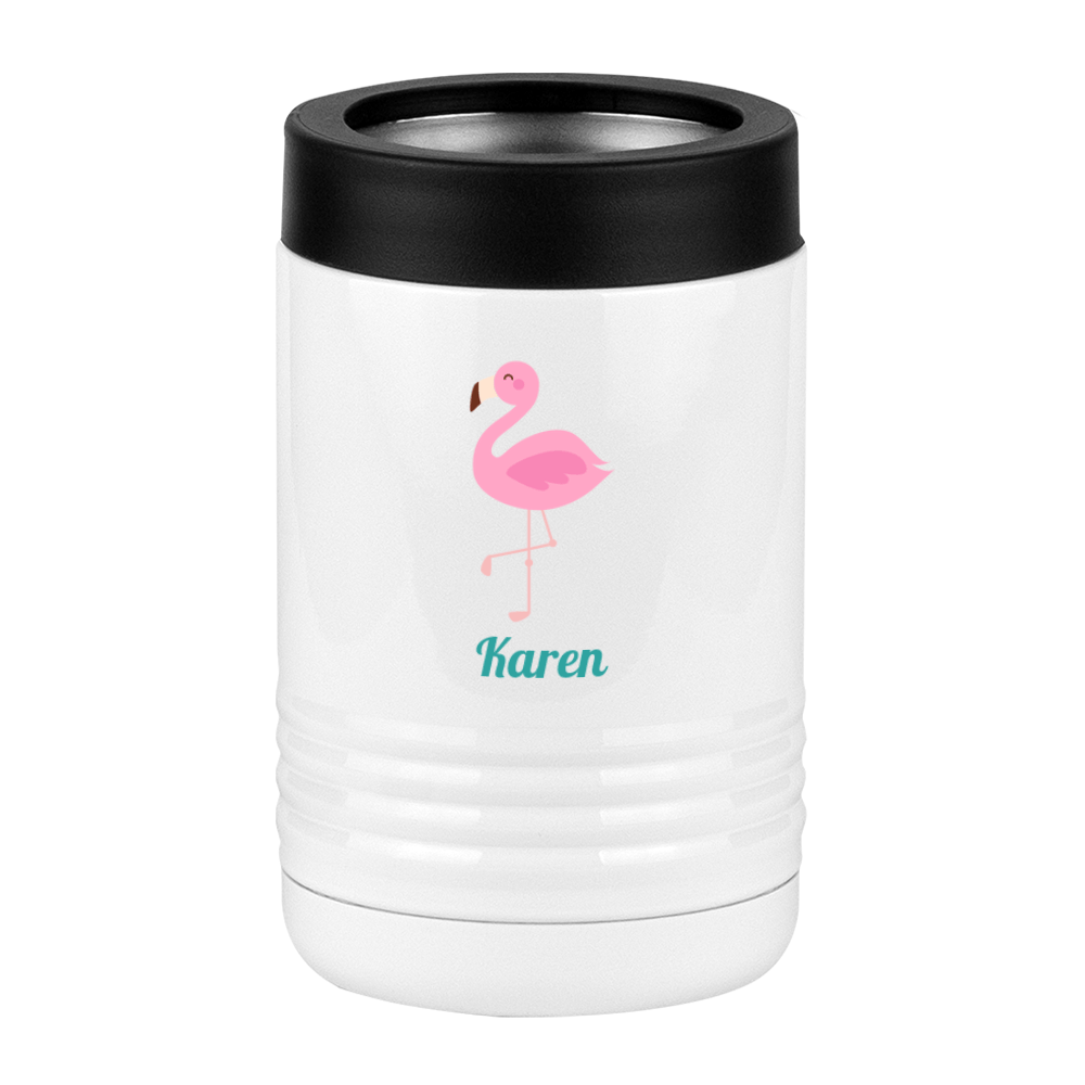 Personalized Beach Fun Beverage Holder - Flamingo - Right View