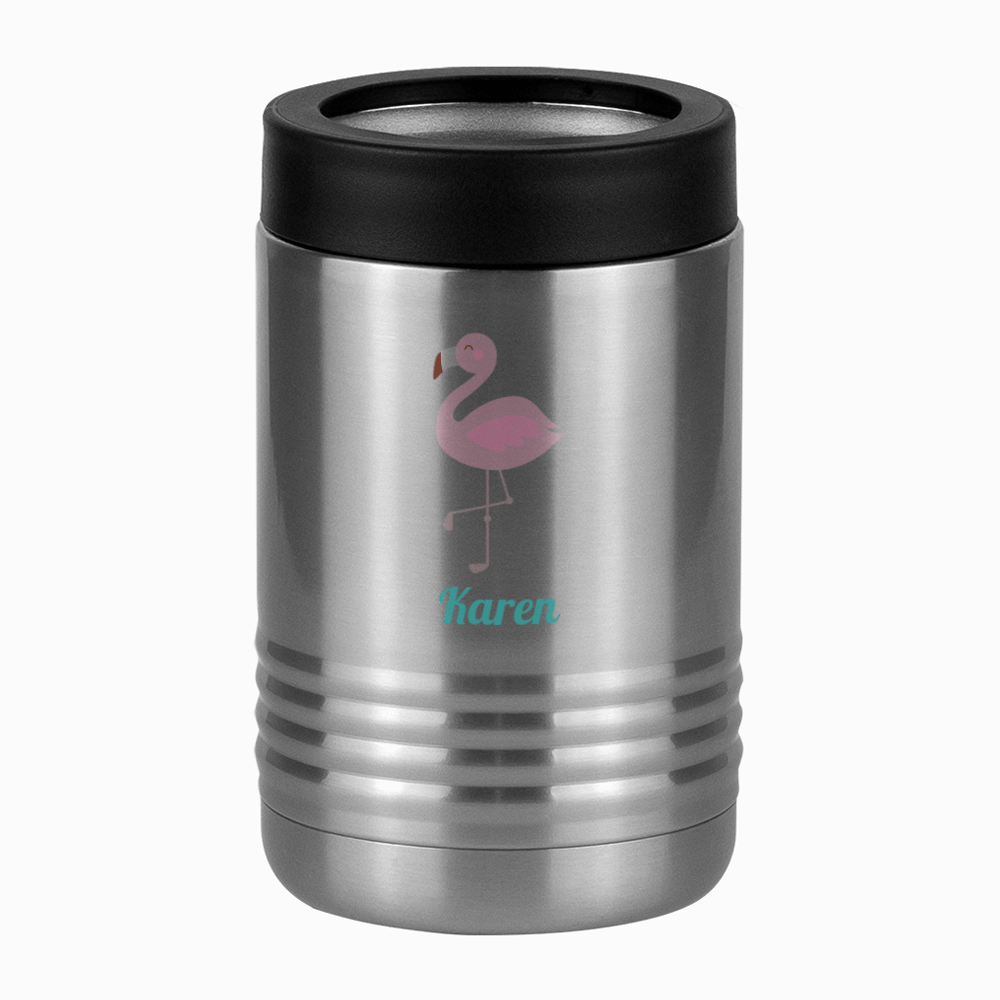 Personalized Beach Fun Beverage Holder - Flamingo - Right View