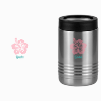 Thumbnail for Personalized Beach Fun Beverage Holder - Hibiscus - Design View