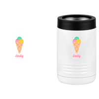 Thumbnail for Personalized Beach Fun Beverage Holder - Ice Cream Cone - Design View