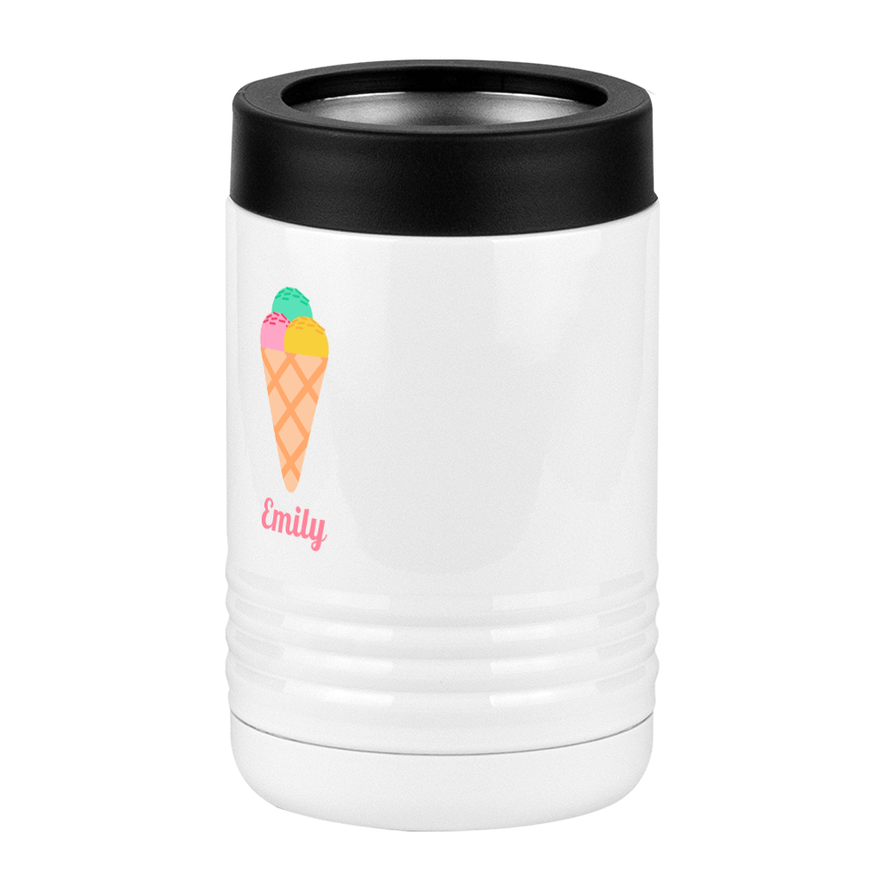 Personalized Beach Fun Beverage Holder - Ice Cream Cone - Front Left View