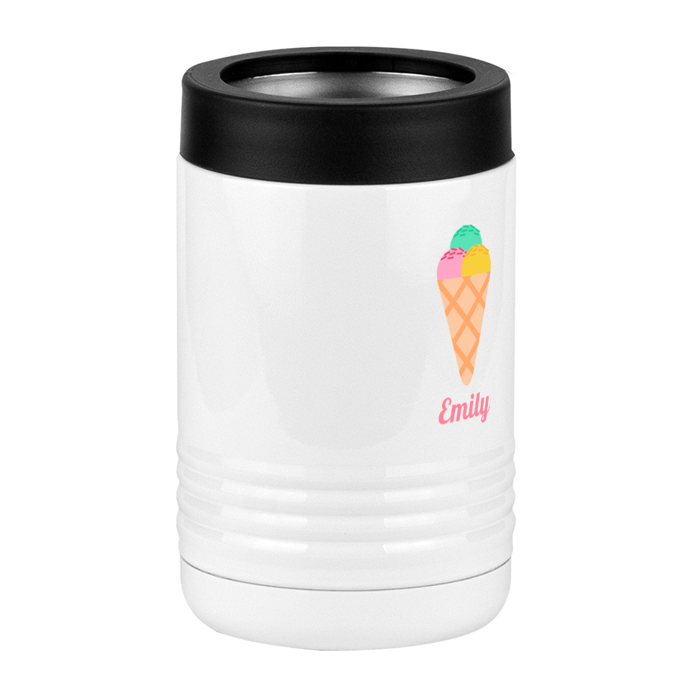 Personalized Beach Fun Beverage Holder - Ice Cream Cone - Front Right View