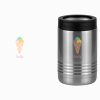 Thumbnail for Personalized Beach Fun Beverage Holder - Ice Cream Cone - Design View
